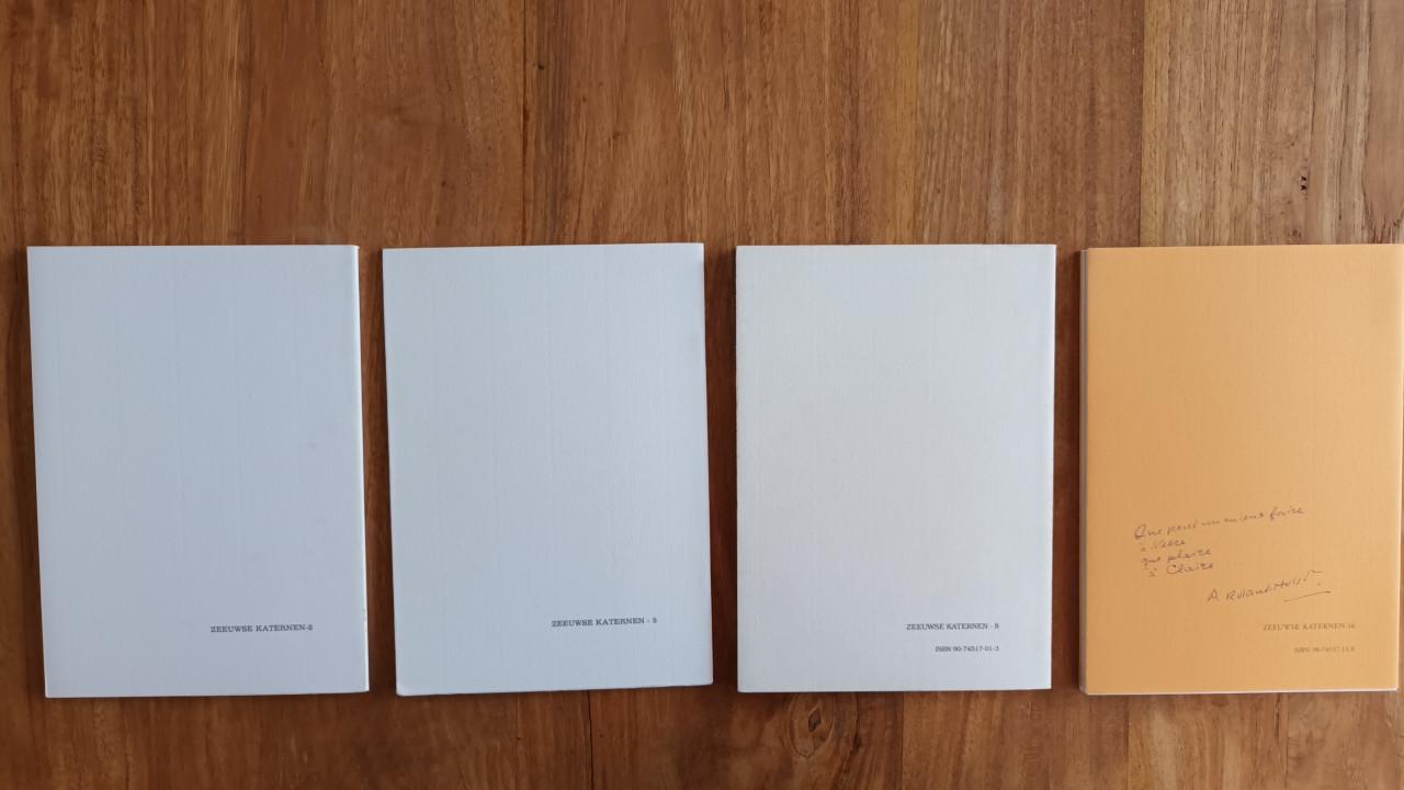 4 stuks Zeeuwse Katernen, nummers 2; 5; 8 en 16