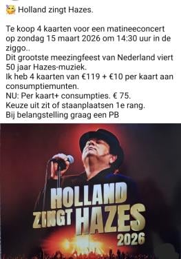 Te koop wegens omstandigheden