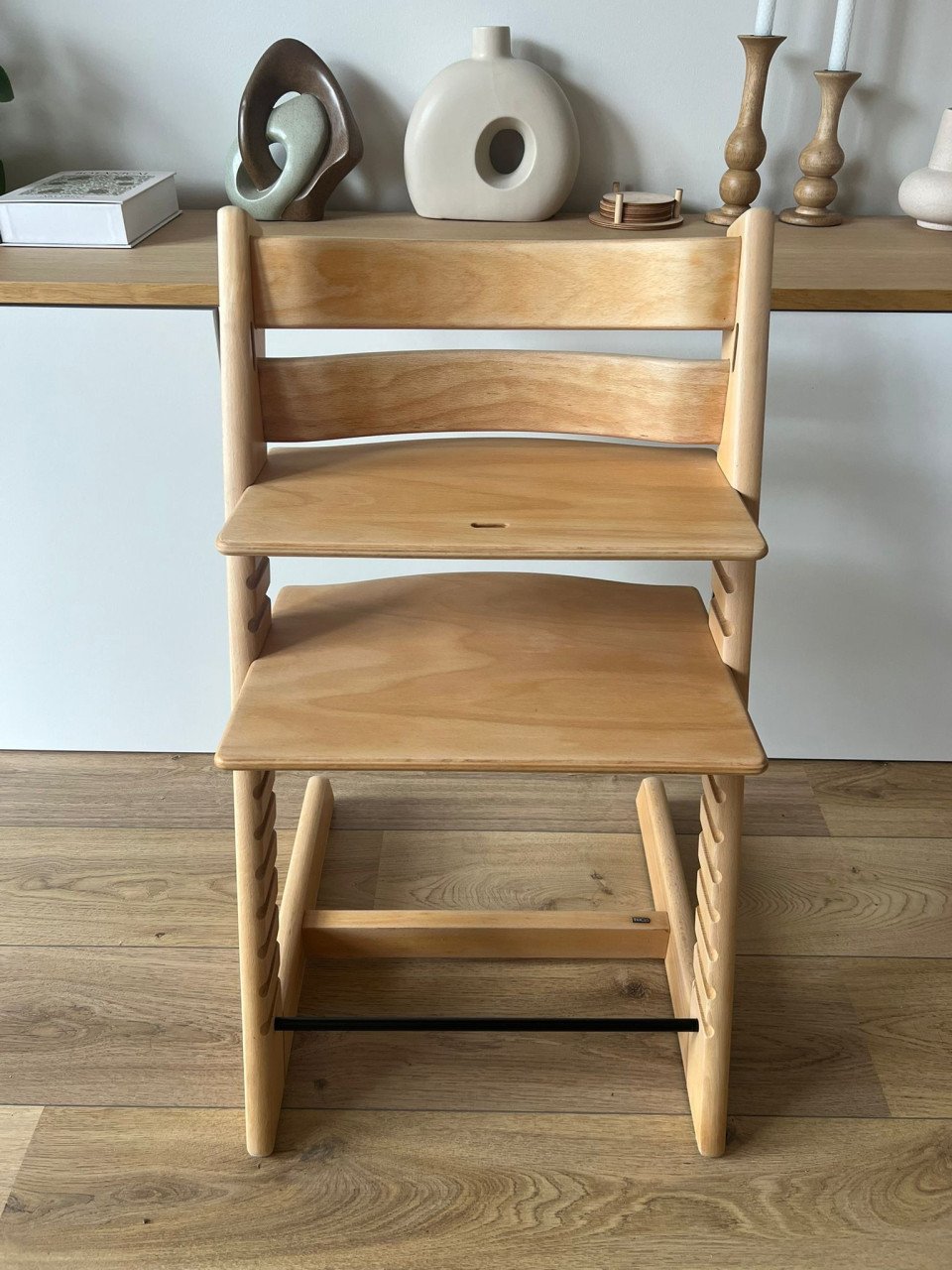 Kinderstoel Stokke Tripp Trapp naturel helemaal opgeknapt