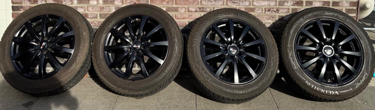 Velgen met winterbanden