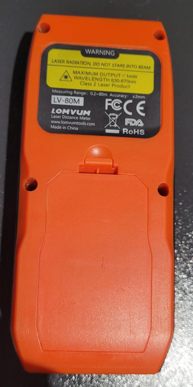 LOMVUM LV-80M - Digitale laserafstandsmeter