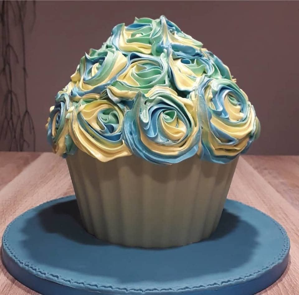 Giant cupcake