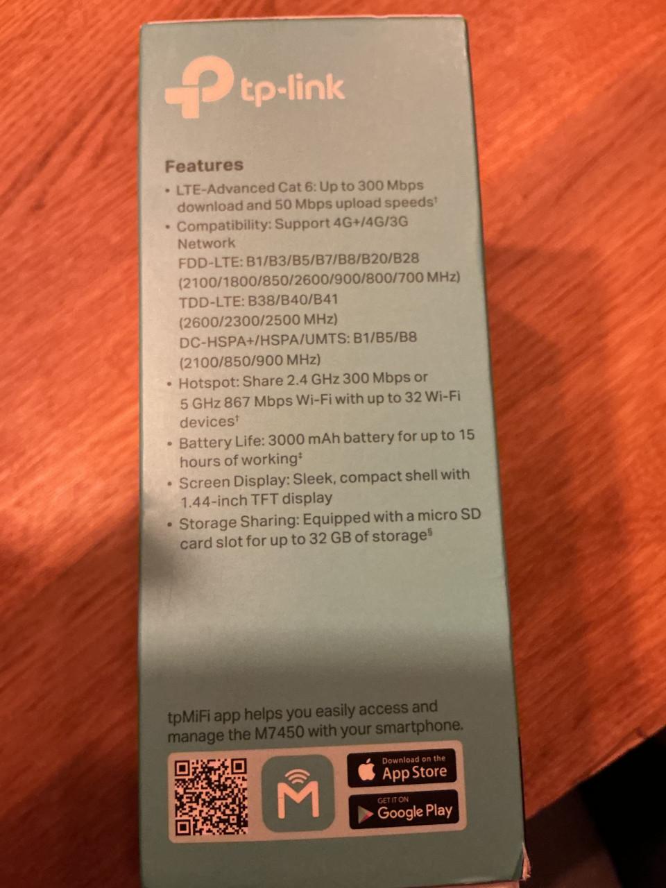 Mifi router TP Link