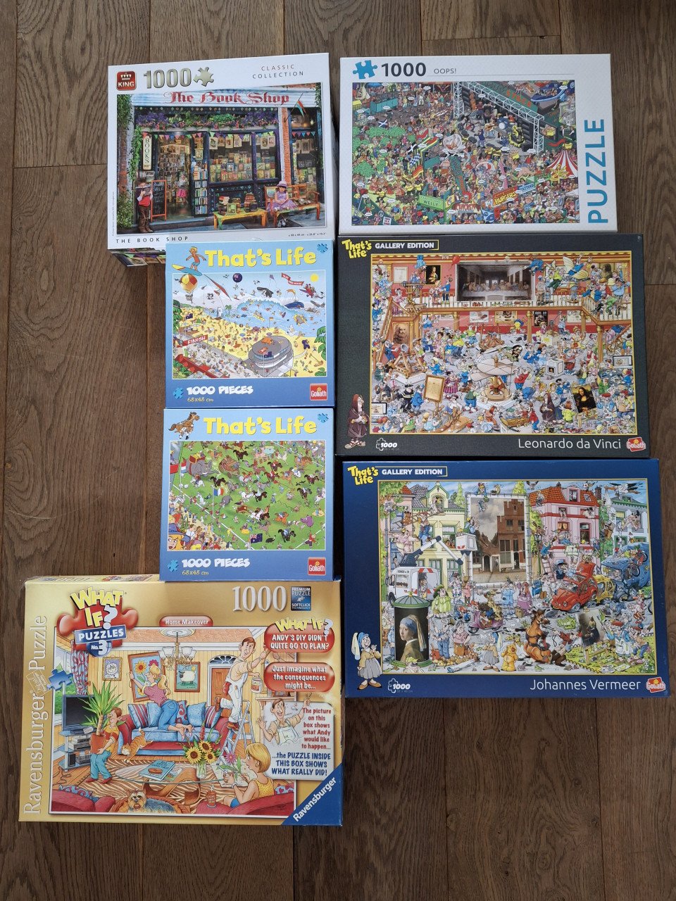 Puzzels WASGIJ en Van HAASTEREN en nog anderen
