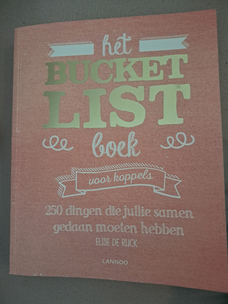 Bucketlist boek voor koppels