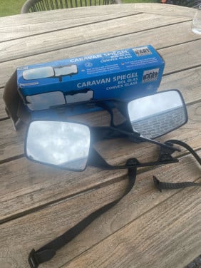 Caravan auto spiegels