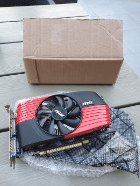 Zgan MSI N450GTS-M2D1GD5/OC GeForce videokaart in goede staat...