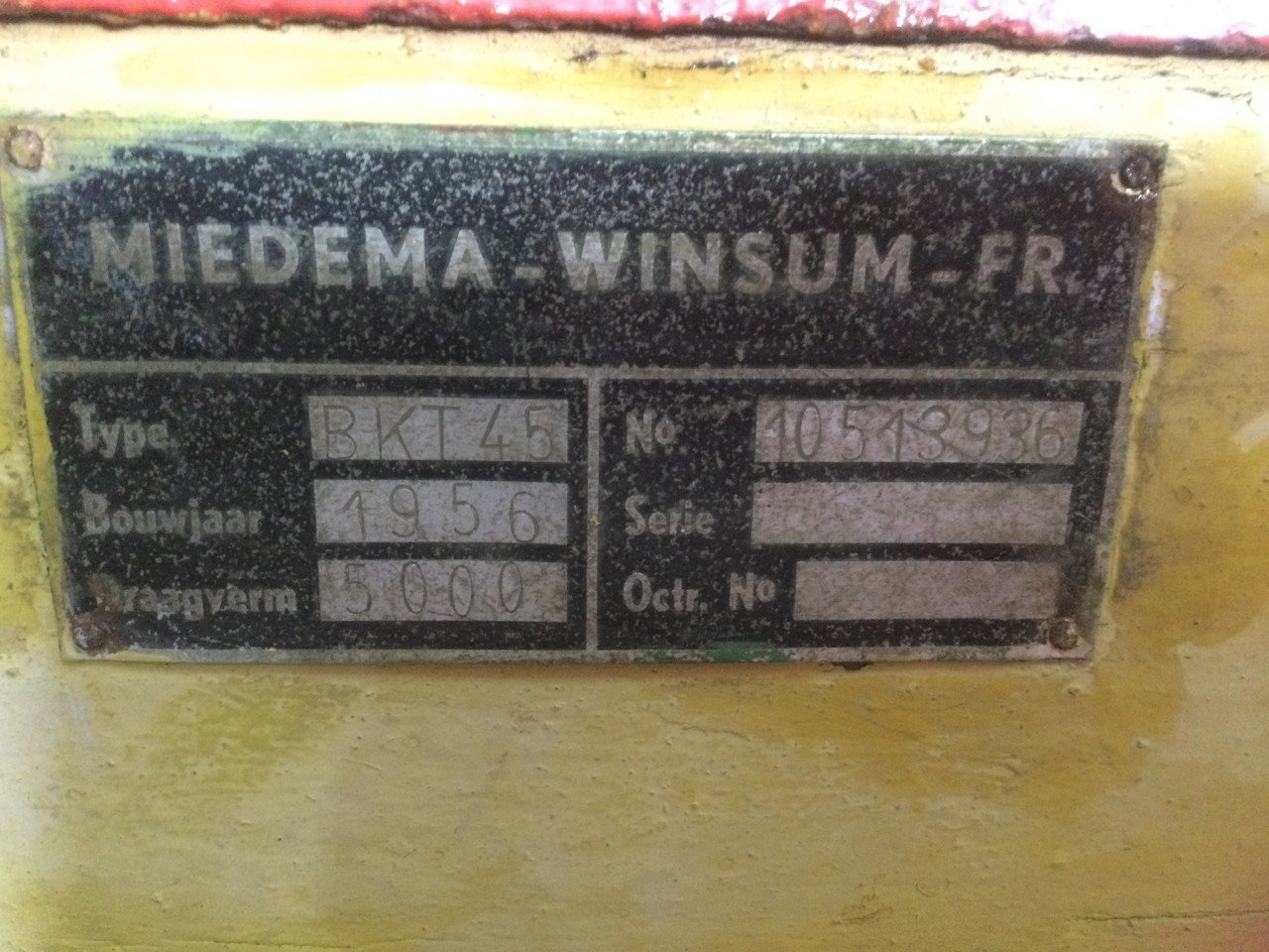 Te koop : miedema bandenwagen.