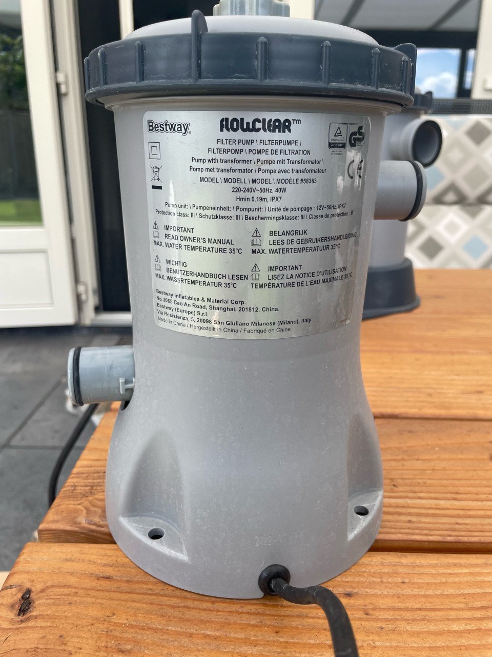 Bestway filterpomp Model 58383