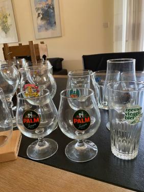 Opruiming bierglazen