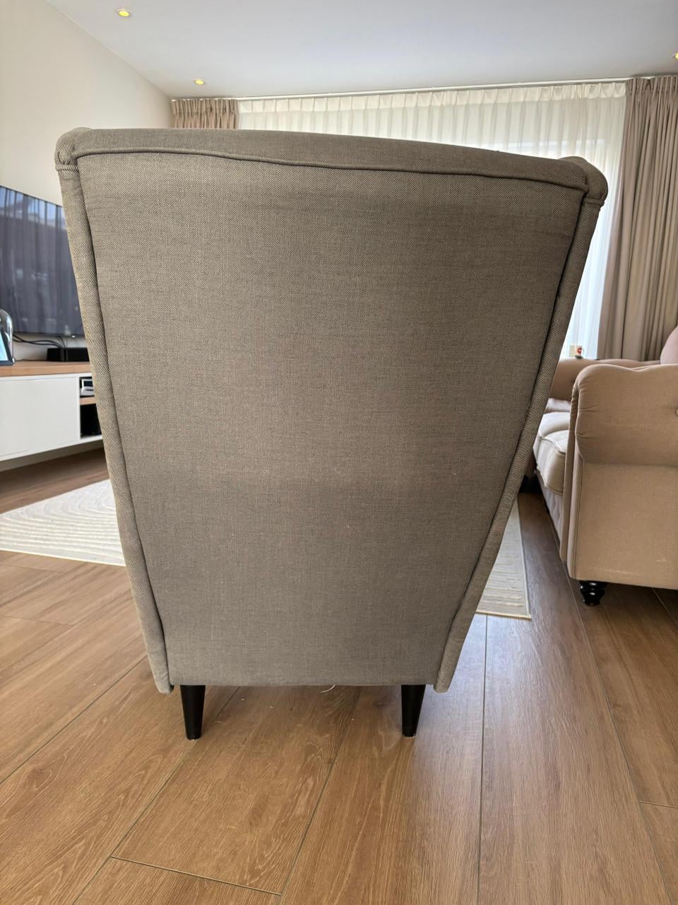 Oorfauteuil STRANDMON grijs ikea