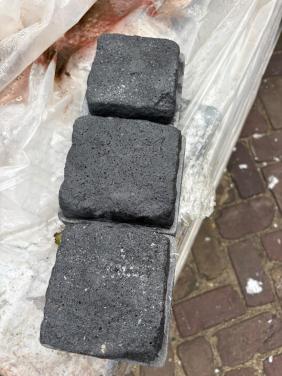 Restantpartij granito basalt 11/12/13x 11x6 basalt