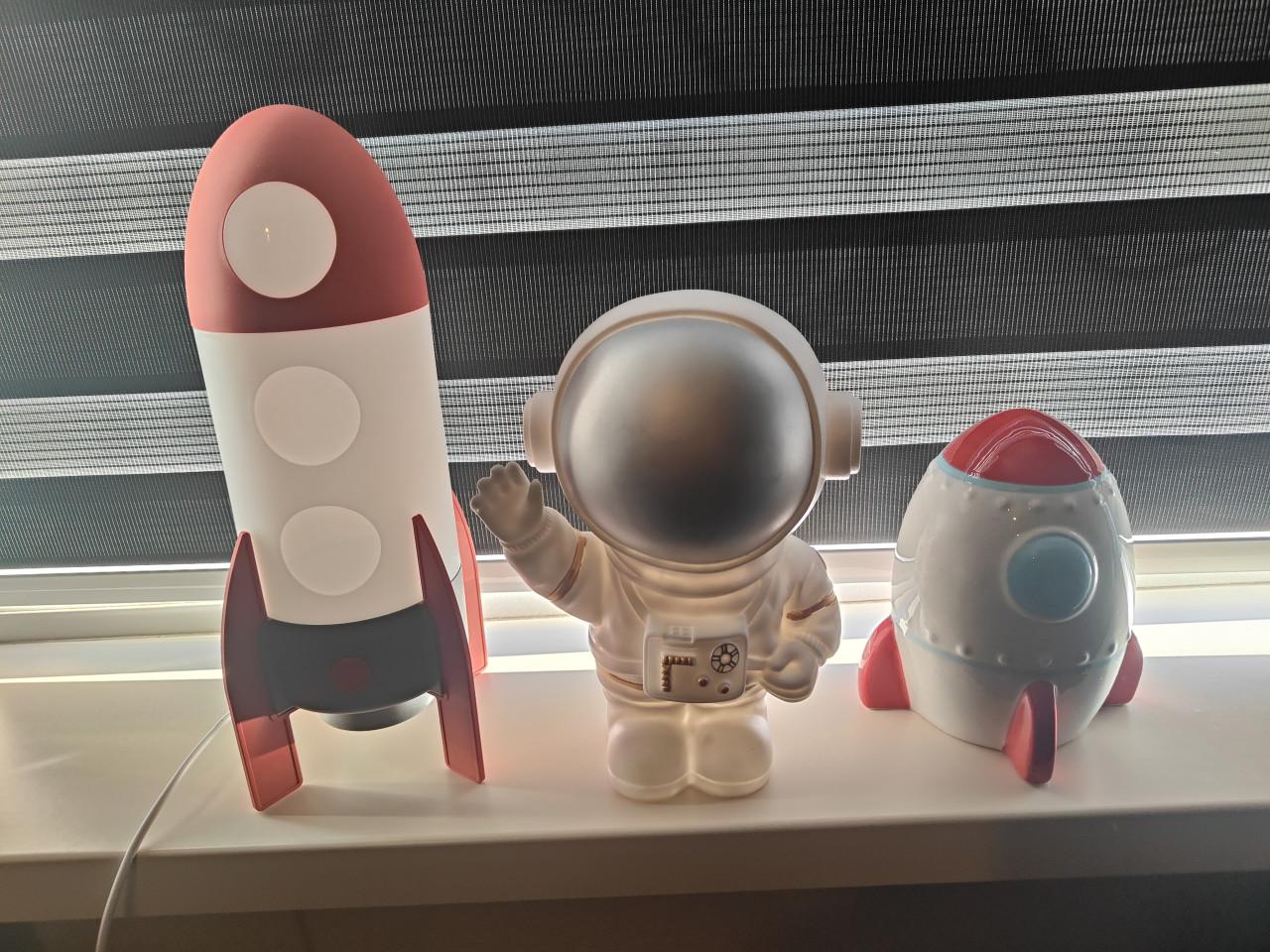 Nieuw nachtlampje en decoratie