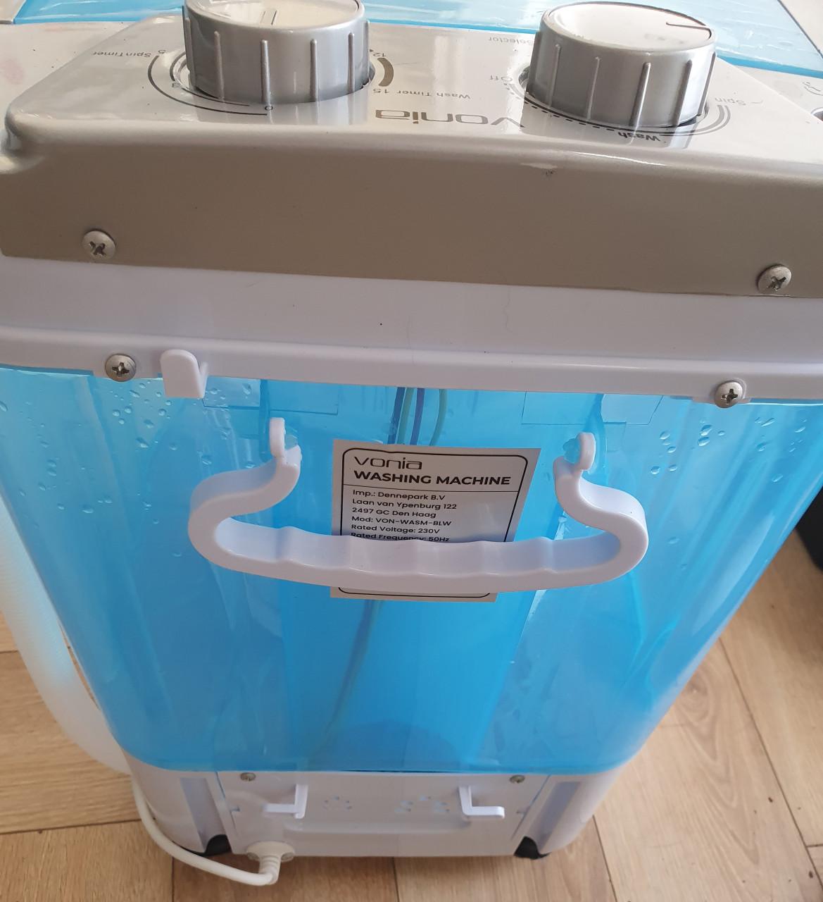 Vonia mini wasmachine 2,5 kg • met centrifuge • camping • nieuw