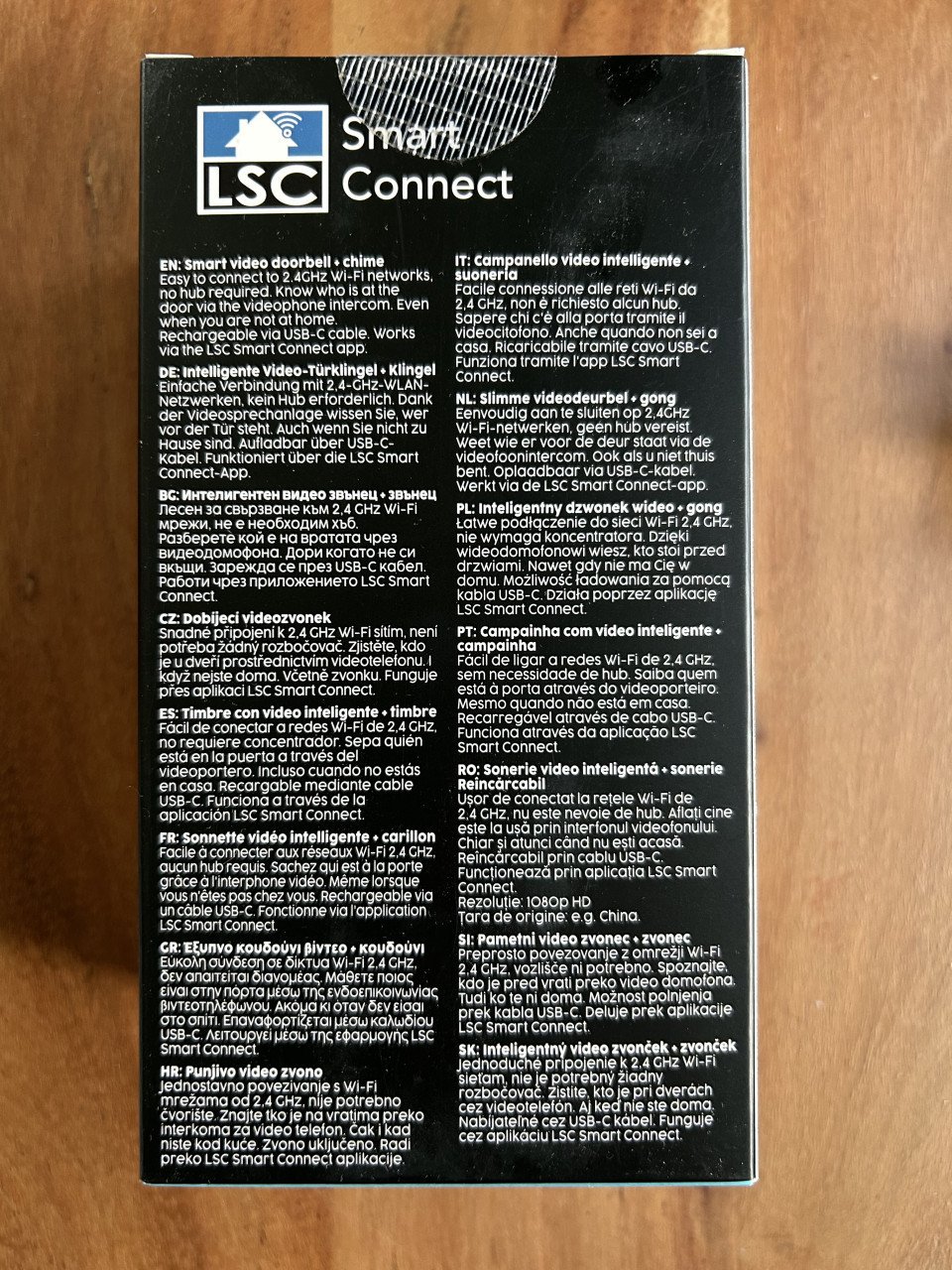 LSC video deurbel met chime