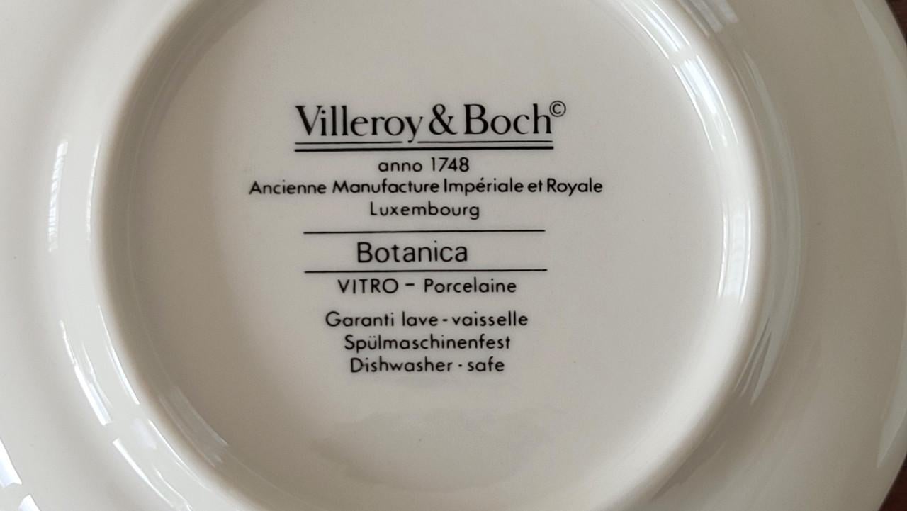 Set van 7 Villeroy & Boch Botanica petit four bordjes - NIEUW