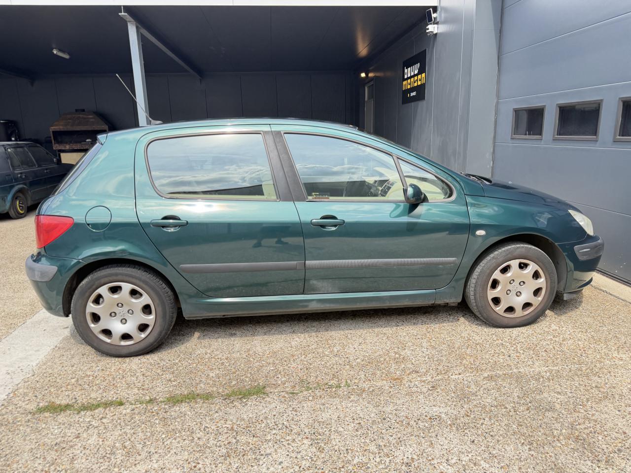 Peugeot 307 1.6 16V XR 5DR 2001 Groen Apk Nap Trekhaak