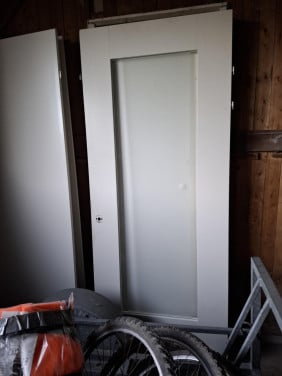 Binnen opdekdeuren  93 x 230 en 70 x 230