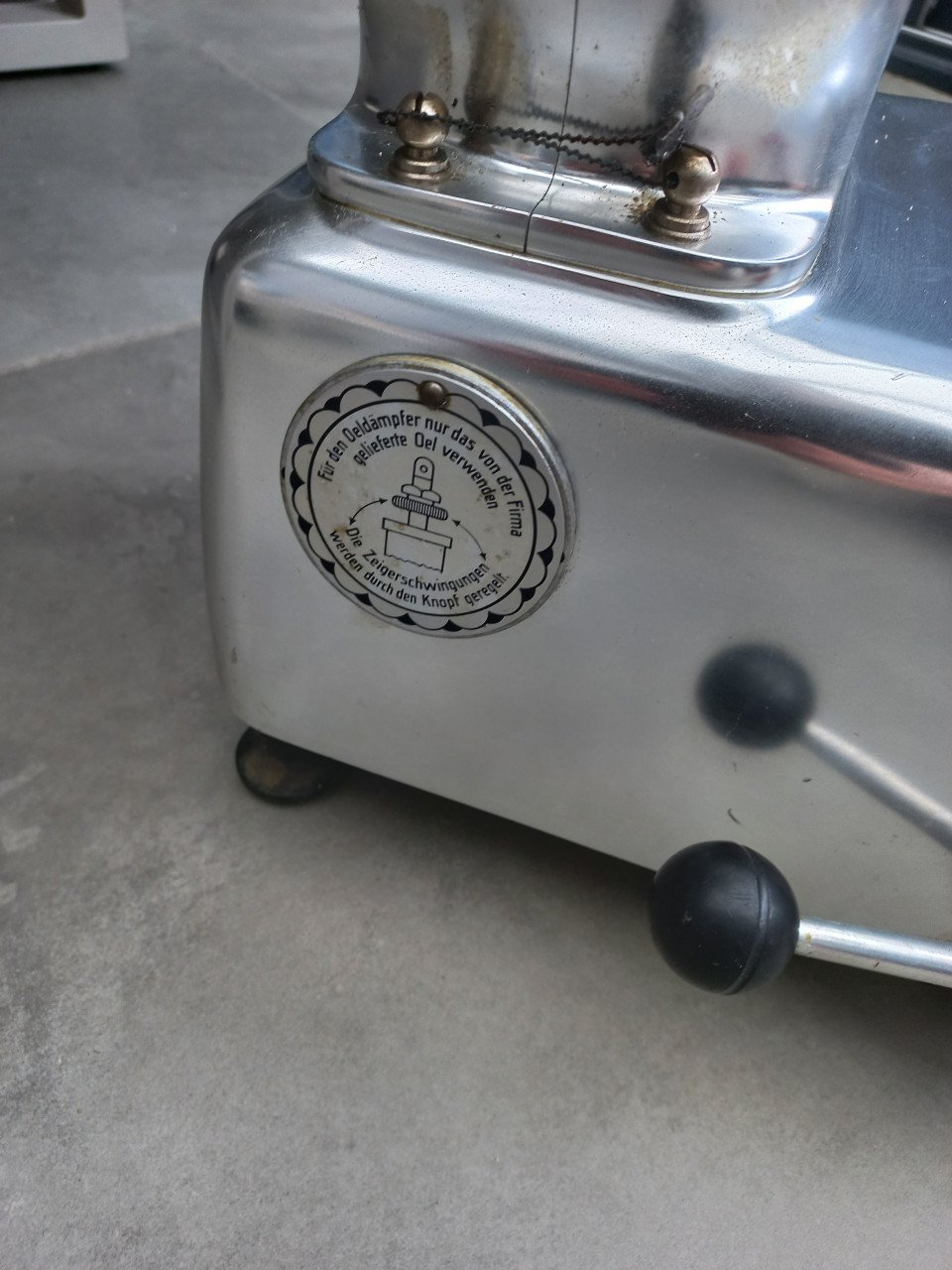 Vintage duitse weegschaal G.Hartner