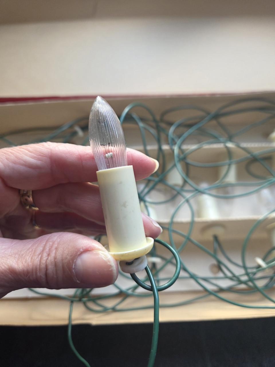 Vintage kerstboomlampjes