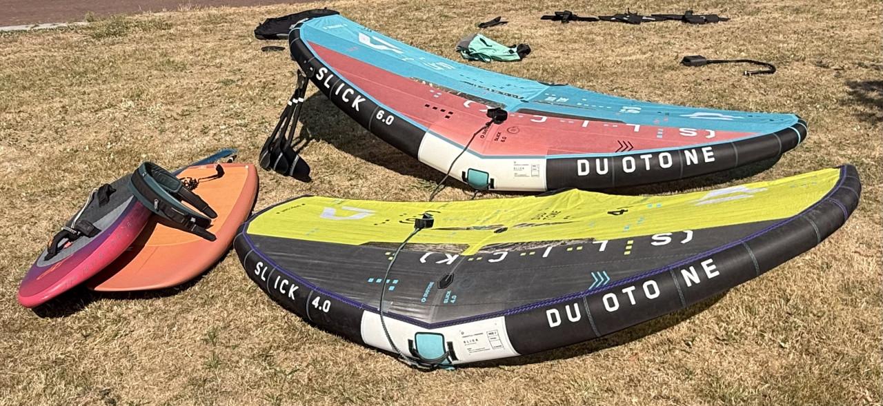 Volledige wingfoil set F-One, JP, Duotone