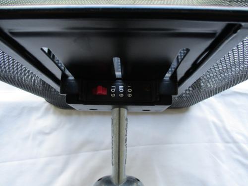 Zgan grote afneembare mand met cijferslot voor stuurbevestiging fiets