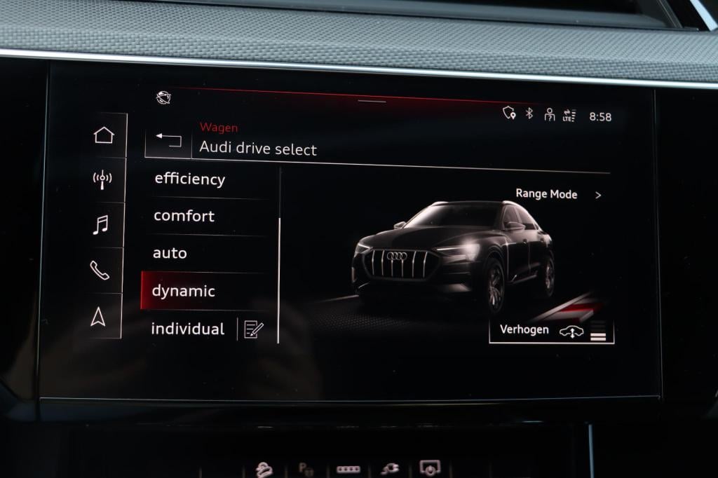Audi E-tron sportback 55 quattro black edition 95 kwh s-line 408pk