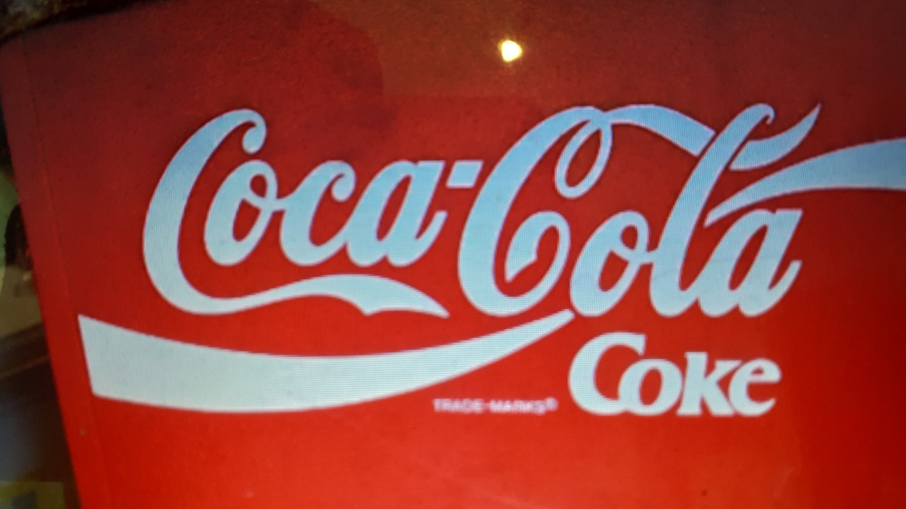 Radio COCA COLA super groot Cola blik ca. 80cm hoog