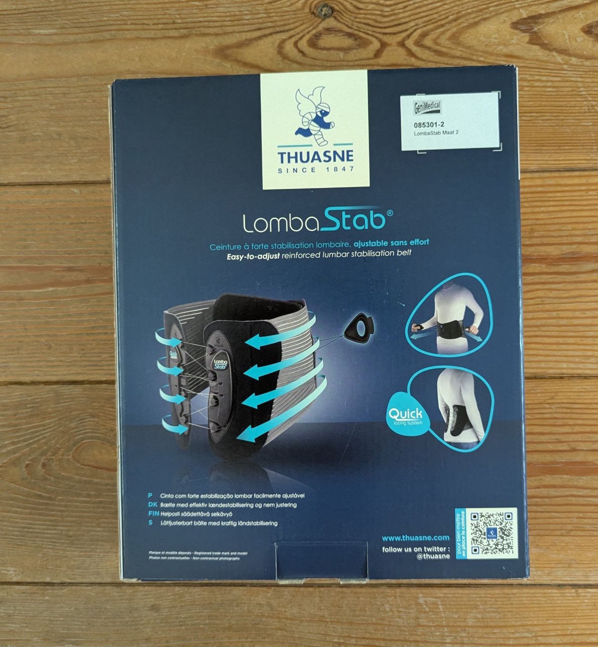 Thuasne Lombastab Rugbrace