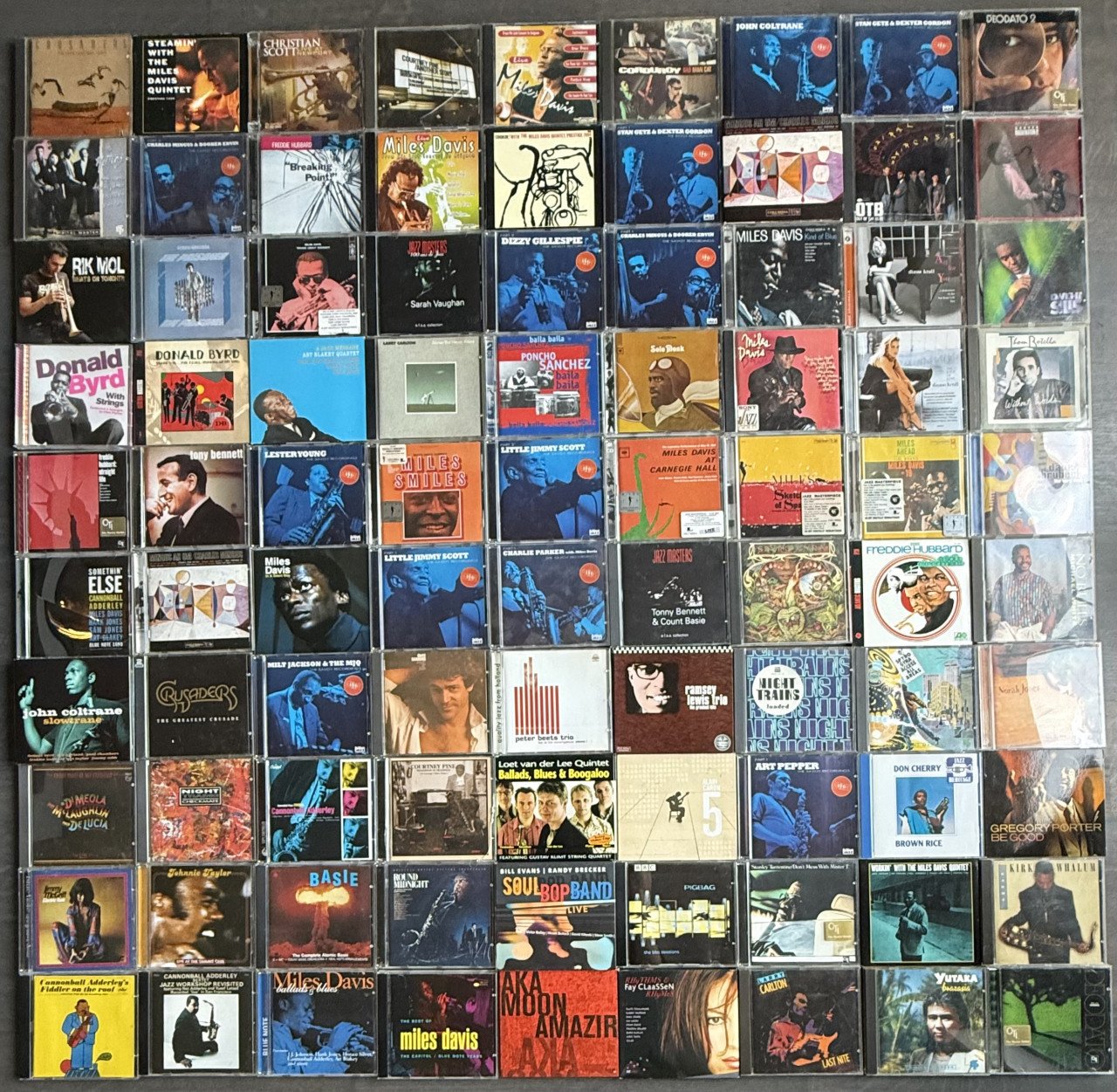 120 Jazz cd's