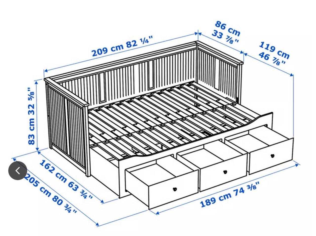 Een / tweepersoonsbed / zitbank in 1 meubel