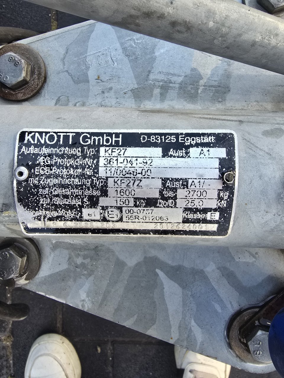 Knott Gmbh / Vlemmix aanhanger 2700 kg