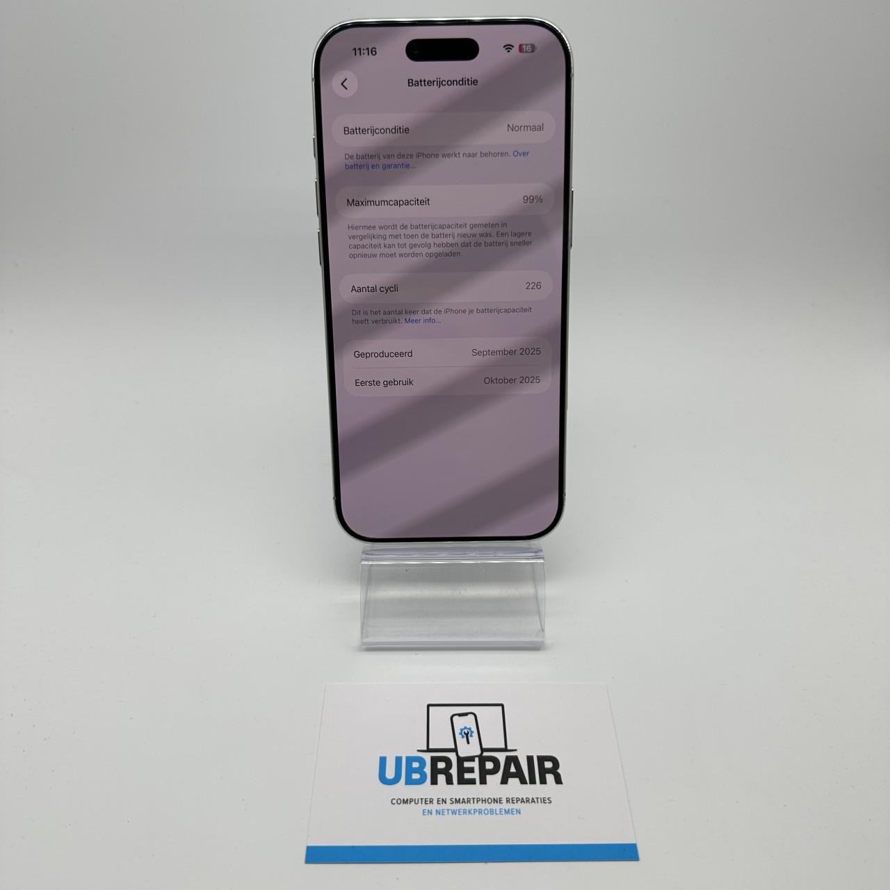 Apple iPhone Air 256 GB zilver