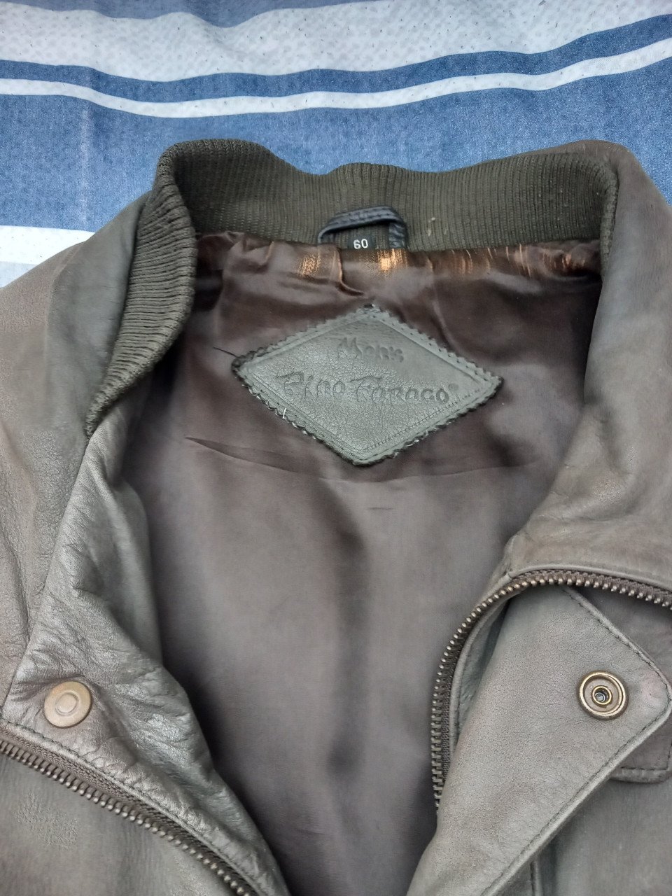 Suede jack maat 60