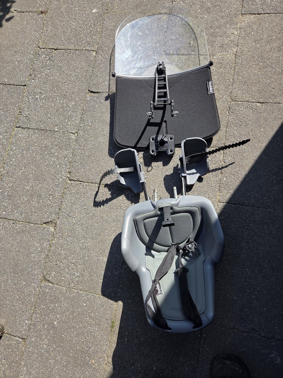 Fiets kinderzitje voor en achter