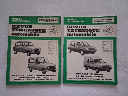 Autoboeken: Renault 4 en 5 ( franstalig )