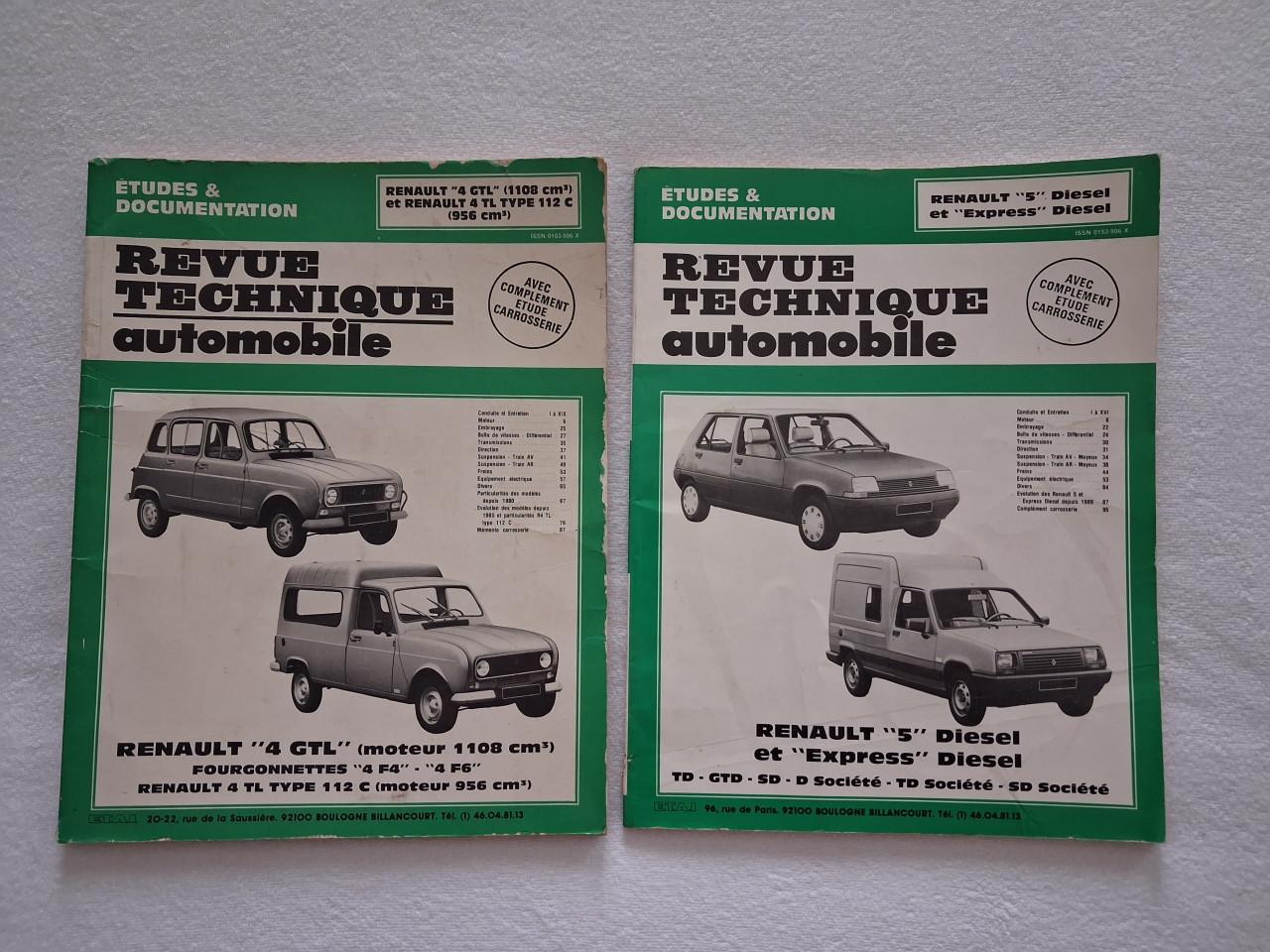 Autoboeken: Renault 4 en 5 ( franstalig )