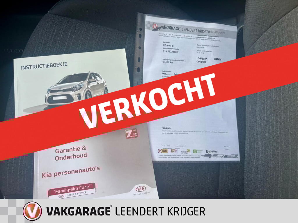 Kia Picanto 1.0 cvvt eco.plusl rijklaar - 12 maanden garantie