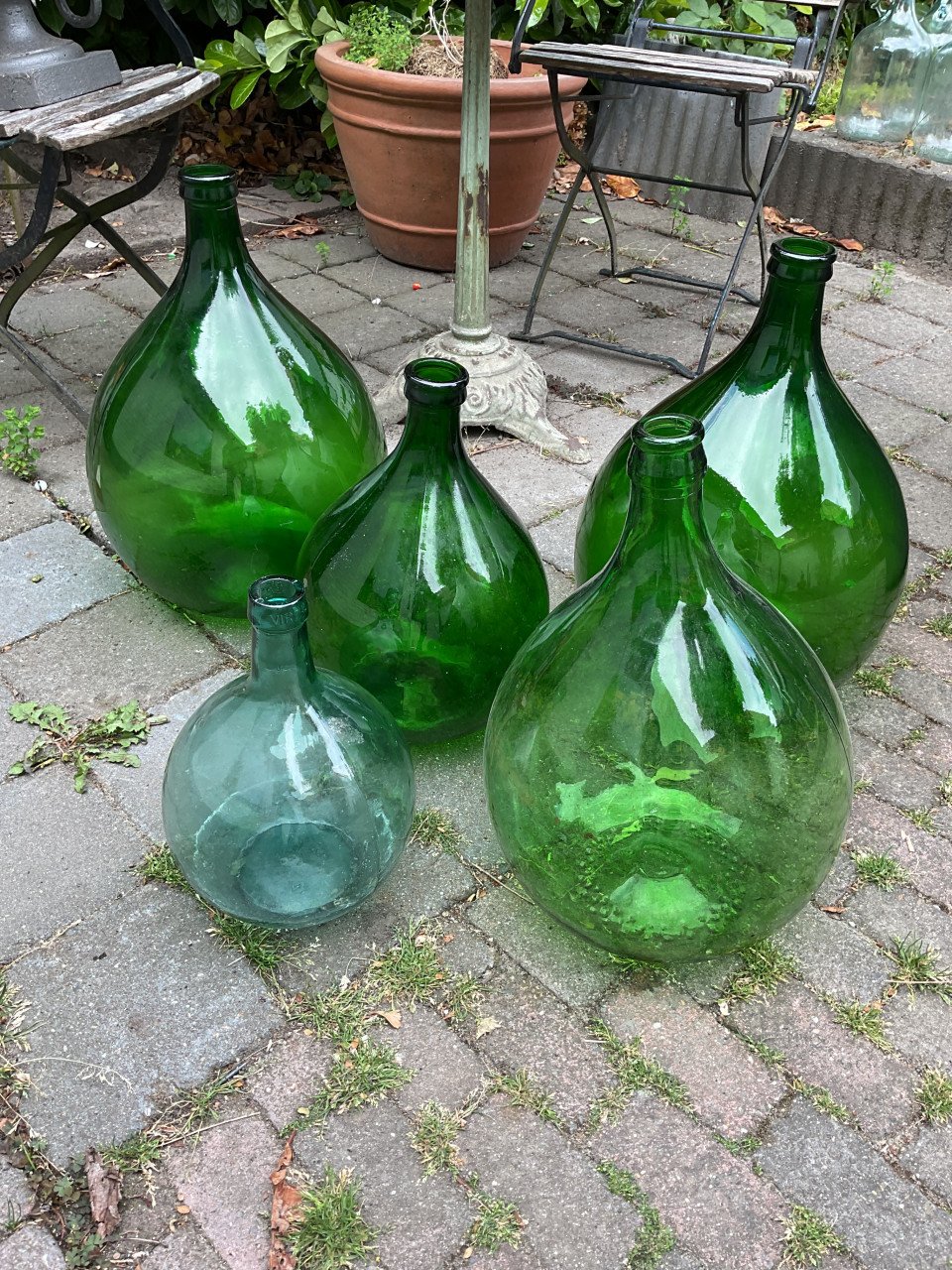 Flessen , flessen en heel veel flessen