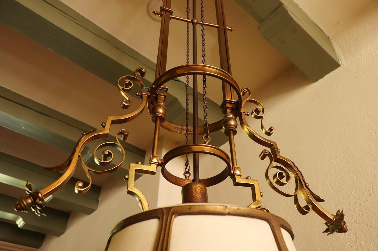 Unieke Art Nouveau hanglamp