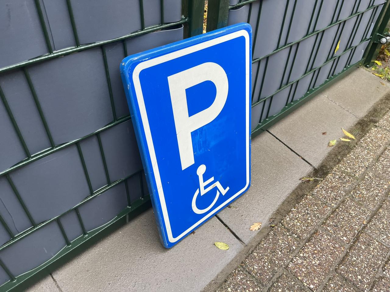Verkeersbord Invalide parkeerplaats