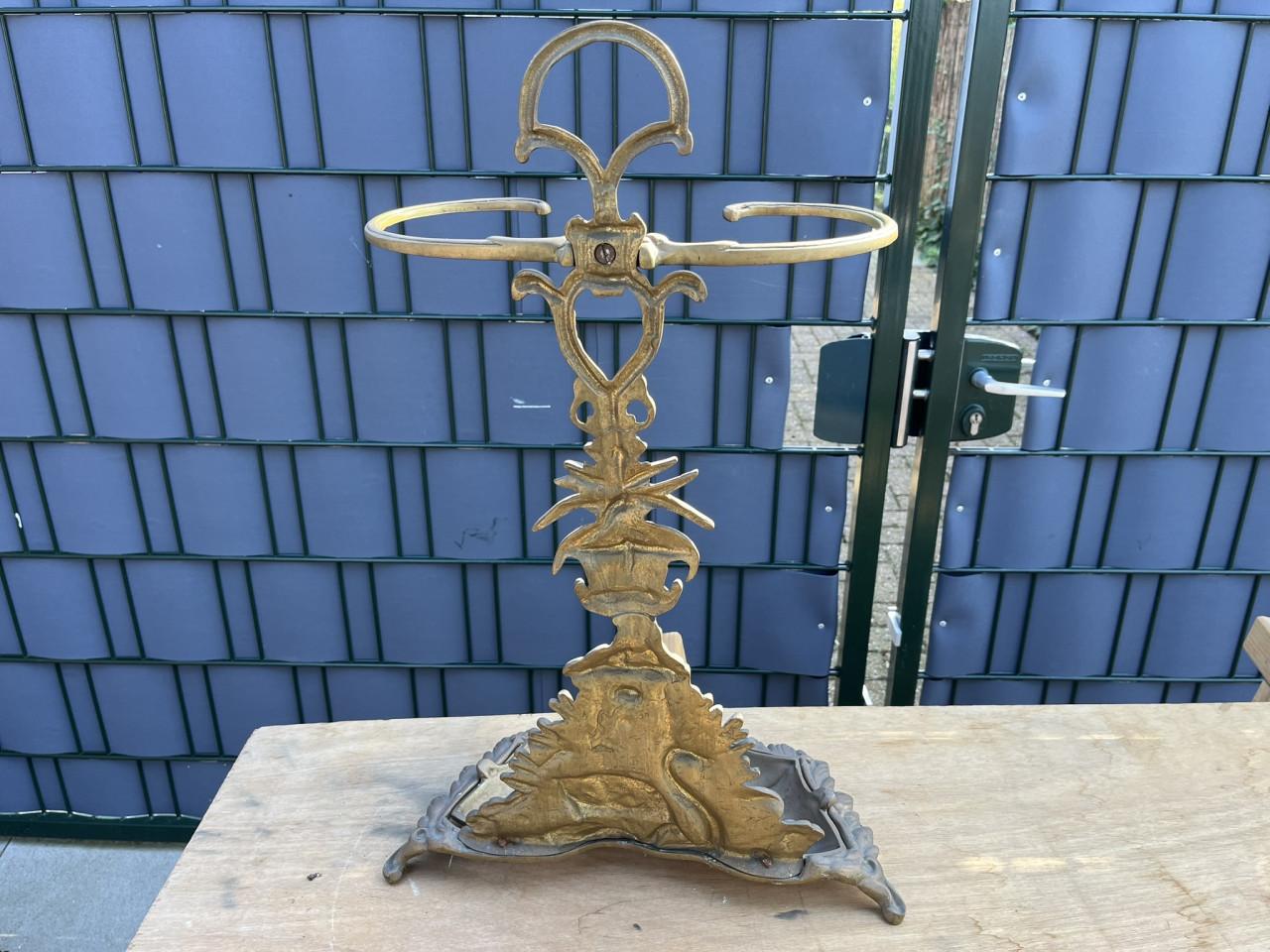 Paraplubak van messing