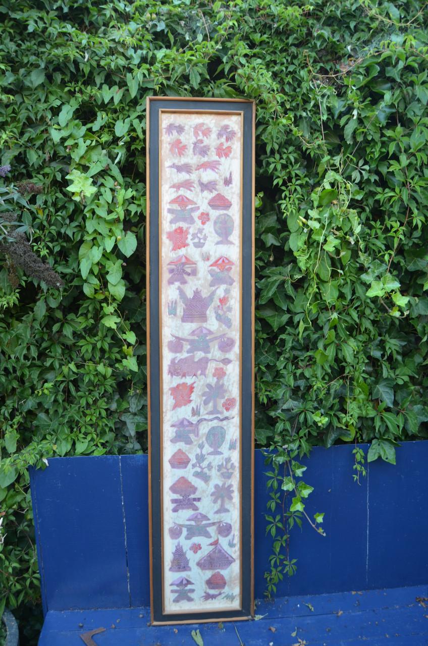 3 Leuke batiks in redelijke staat, op ééntje na dan.