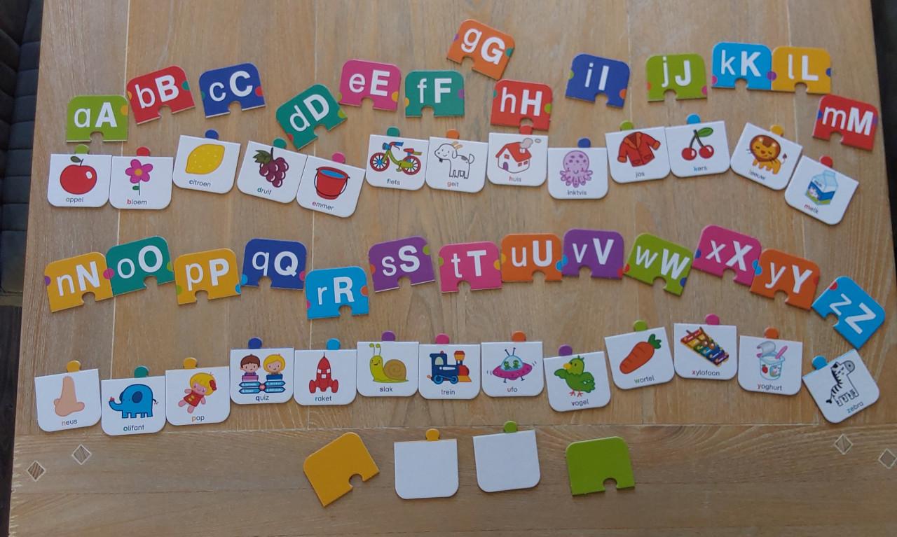 Educatief spel Ik leer letters van Jumbo voor kinderen vanaf 3 jaar.