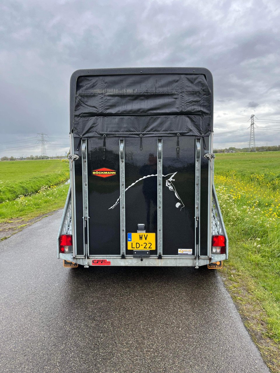 Polyester Bockmann comfort met aluminium bodem en zadelkamer (inruil kan)