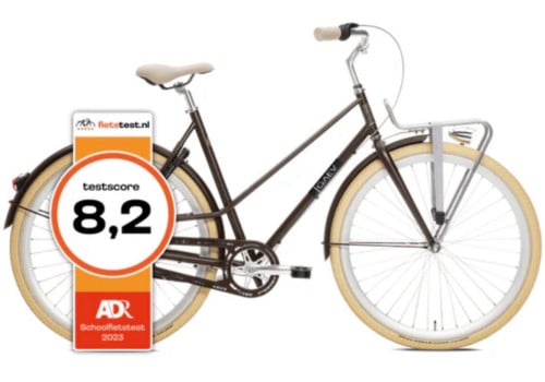 Damesfiets De BSP Gaev N3 Kleur: Dark oak  Maat: 51