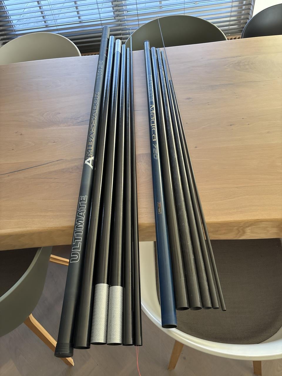 2 x vaste stok 9.50. - 7.20 meter z.g.a.n.