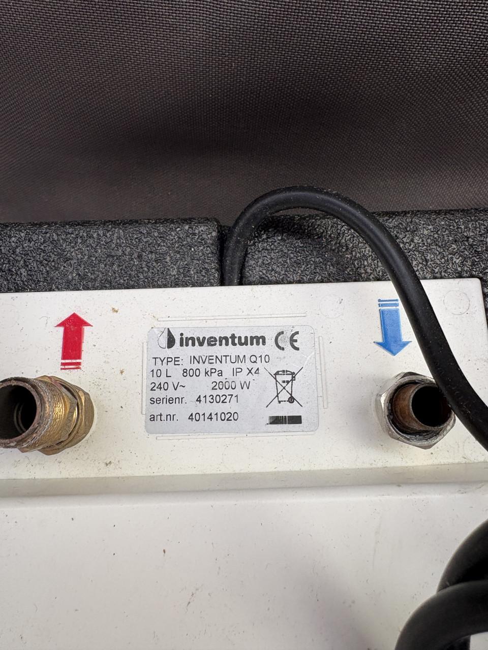 Inventum boiler Q10, 10 LTR. z.g.a.n.