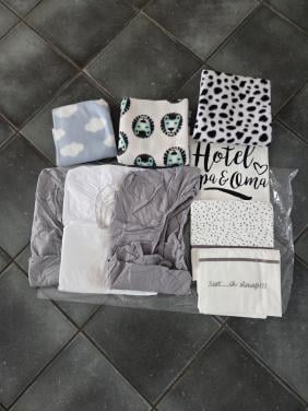 Lakentjes, hoeslaken, dekentjes wieg/ledikantje