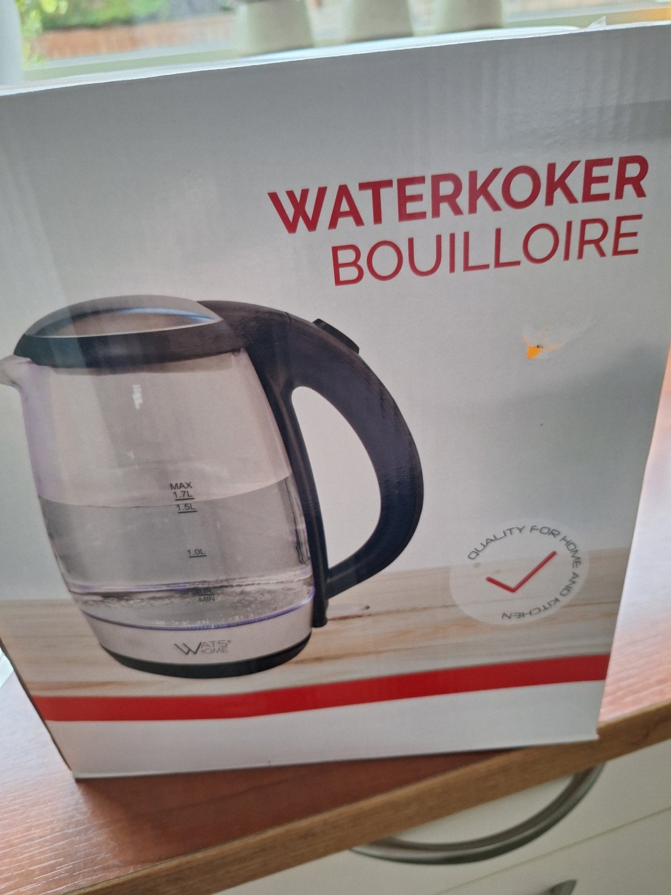 Glazen waterkoker